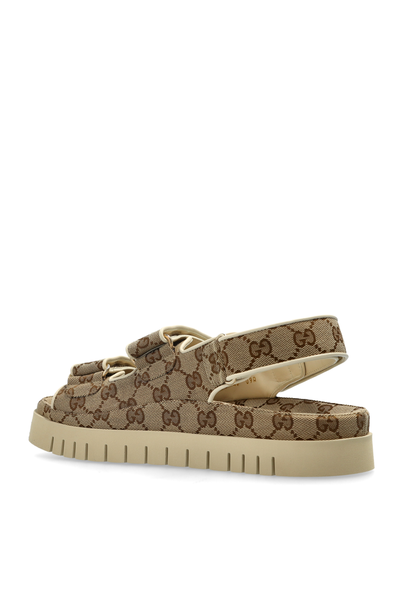 サンダル・ミュール Gucci Gg Fabric Sandals Gucci - GG embellished mesh sandals Gucci
